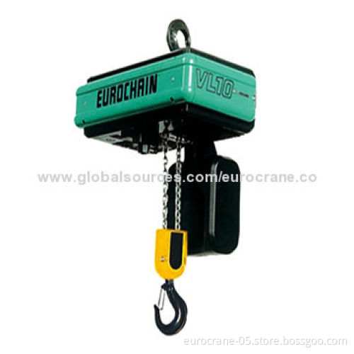 Low Headroom Wire Rope Hoist for General Workshop Application